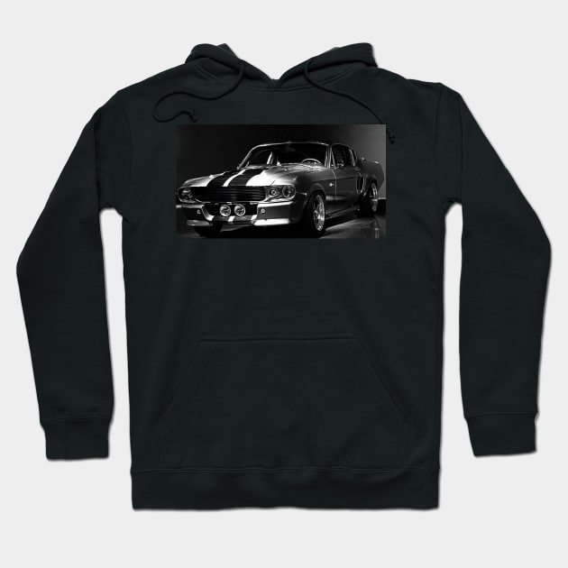 1967 Ford Mustang Shelby GT 500 Hoodie by briankphoto